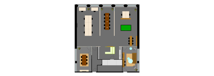 Slash2 ingerichte plattegrond