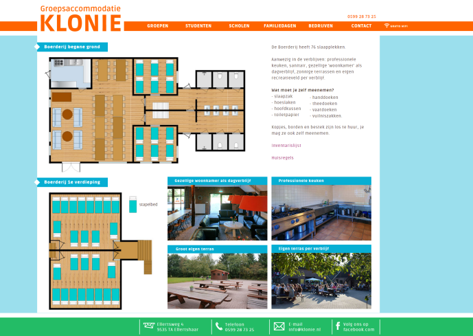 Klonie website